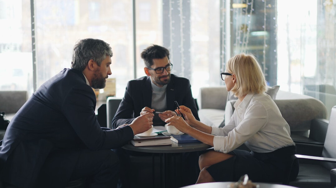 business meeting with lawyers