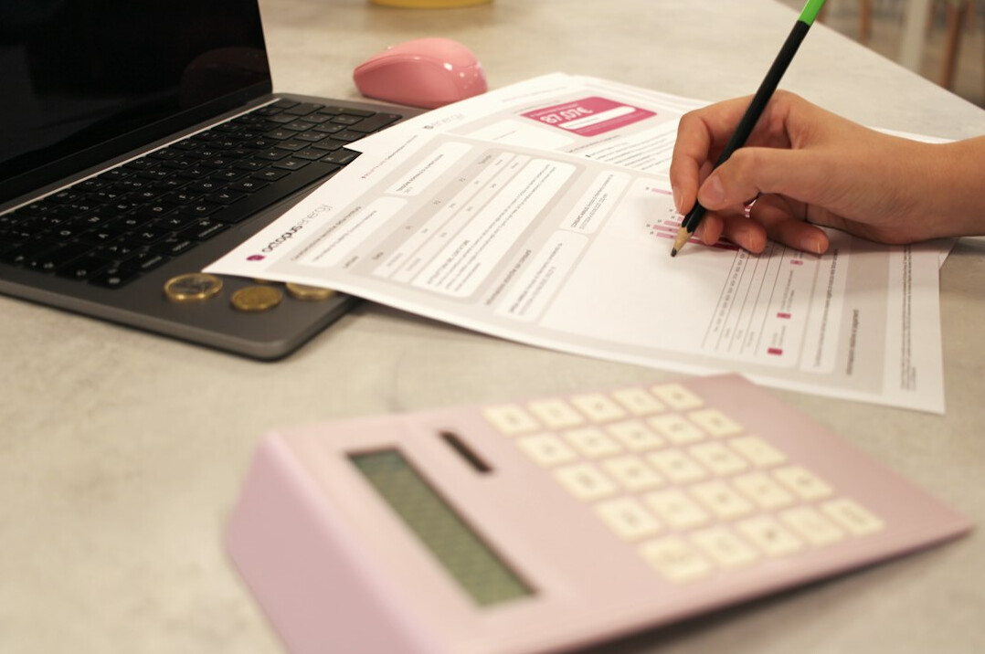accountant working with documents