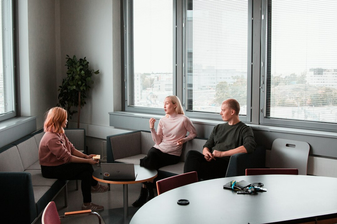 office team discussion